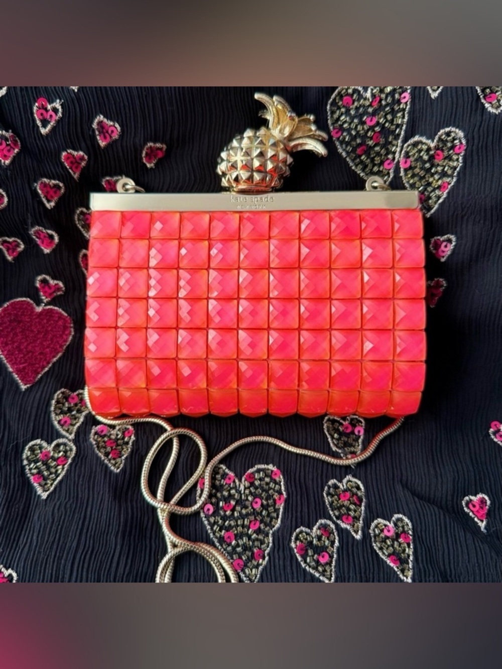 Kate Spade Lella Frame Clutch